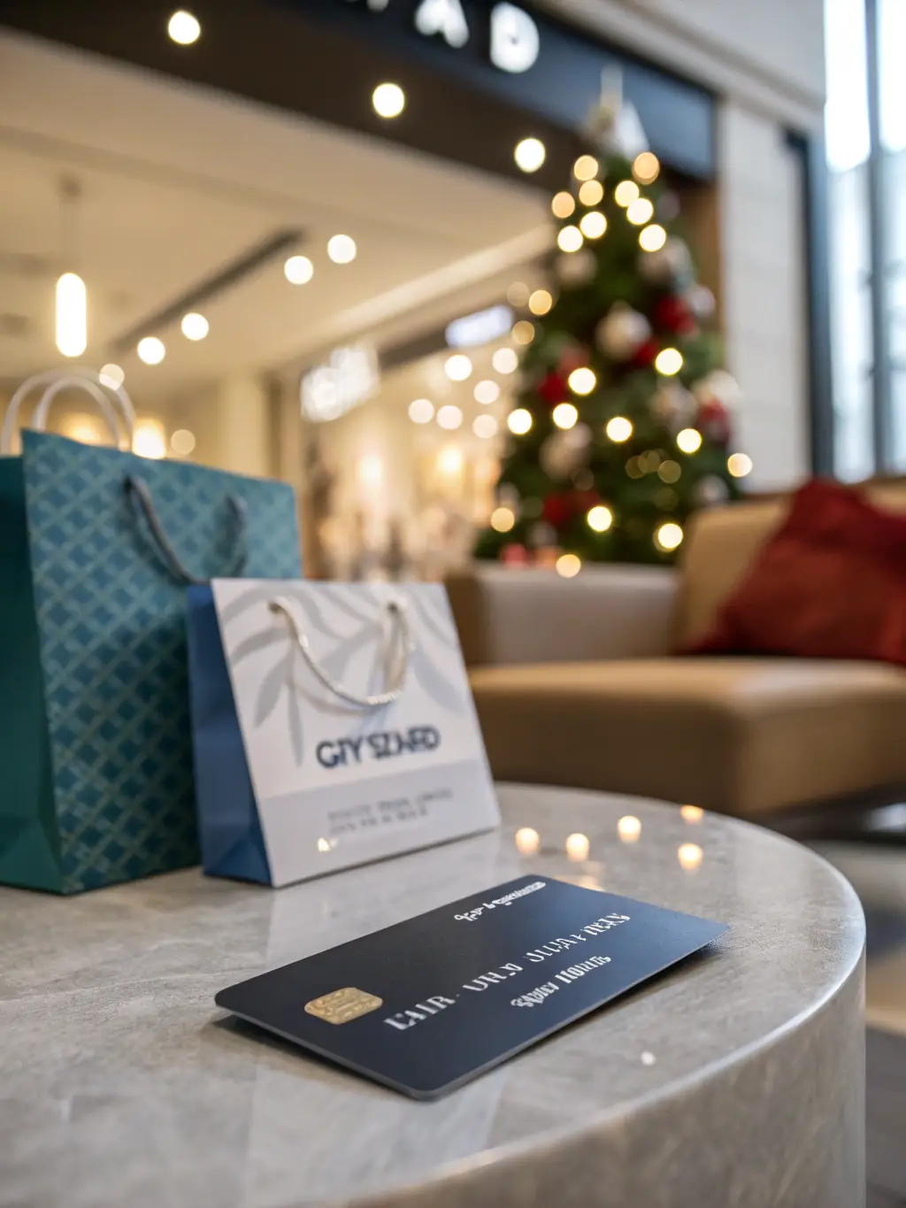 A visually appealing image of a Visa gift card, featuring a sleek design and the Visa logo, along with subtle background elements suggesting financial freedom and spending power.